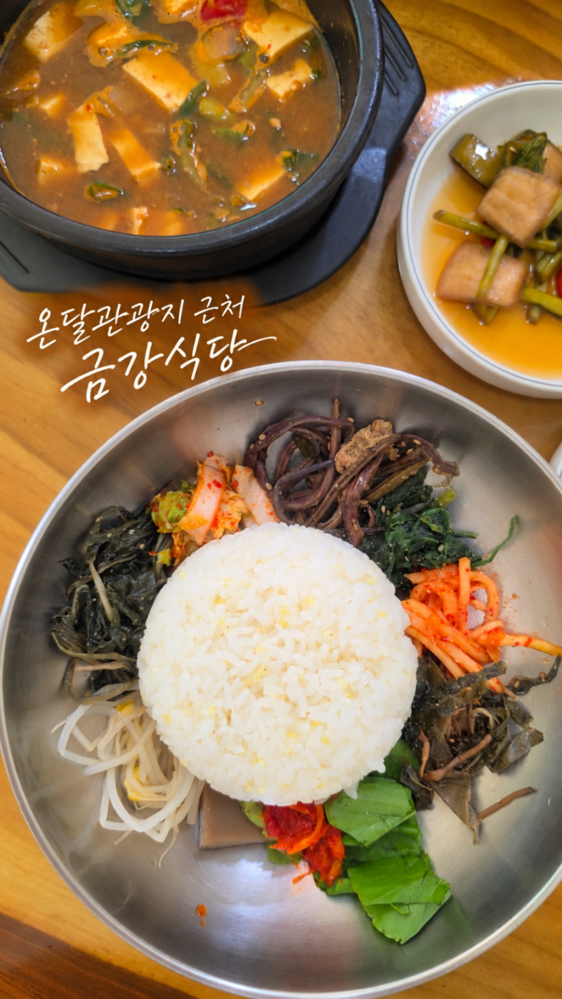 구인사 맛집으로 유명했던 금강식당, 남천계곡으로 이전한 단양 산채비빔밥집