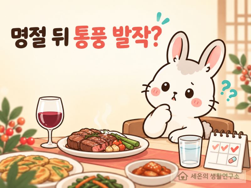 명절 뒤 통풍 발작, 왜 생기고 어떻게 대처할까?
