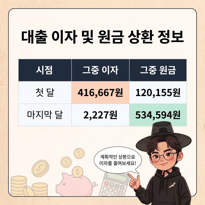 원리금 균등 상환 뜻, 3분이면 이해 끝 (+ 고진감래 유래까지)