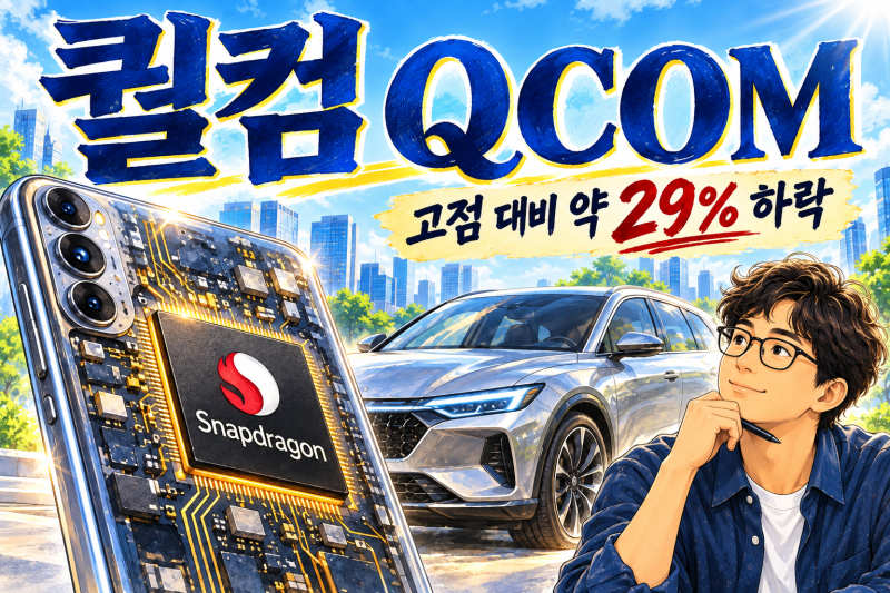 퀄컴(QCOM) 주가, 고점보다 29% 하락｜애플이 떠나도 돈을 벌까? [나스닥100 기업공부 25]
