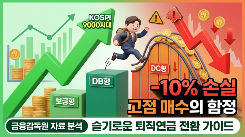 [Issue 분석] 퇴직연금 DB→DC 전환 3배 급증, 두 달 만에 -10%…'구천피' 고점 갈아타기가 남긴 교....