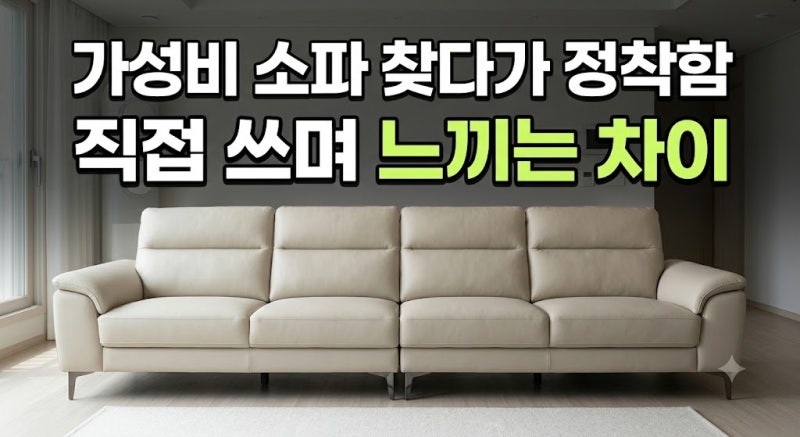 가성비 4인용 가죽소파 고민 끝에 동서가구 뉴테라 선택한 이유와 장단점 정리