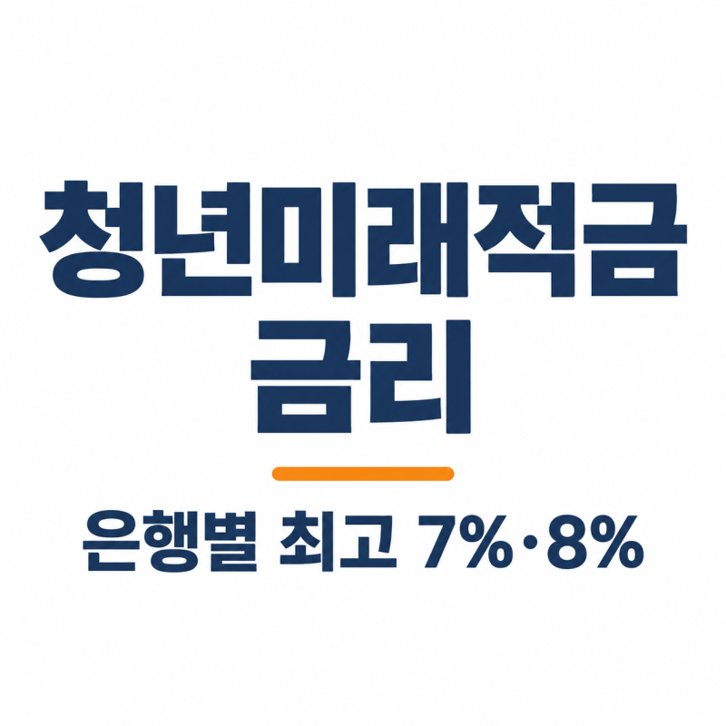 청년미래적금 금리, 은행별 최고 7%·8%와 19.4% 진짜 뜻