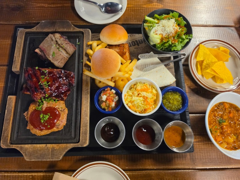 대구 동구 가을 나들이 가기좋은 맛집 '모닥 텍사스바베큐' 팔공산점 리뷰!