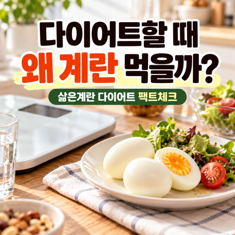 이현이도 먹는 삶은계란 다이어트, 계란 먹으면 정말 살 빠질까?
