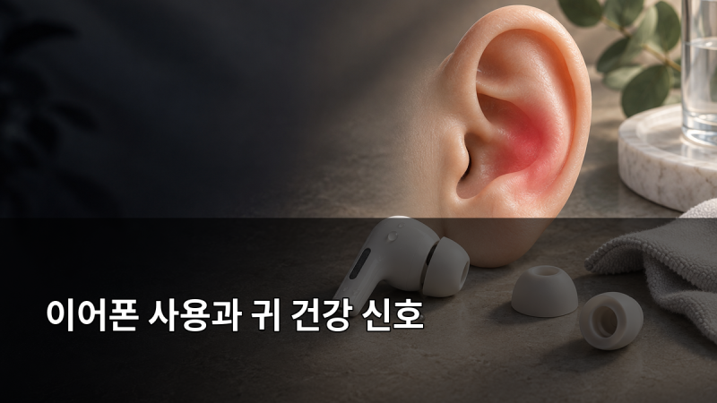 무선 이어폰을 쓸 때 귀가 가렵고 아프다면 언제 사용을 멈춰야 할까요?