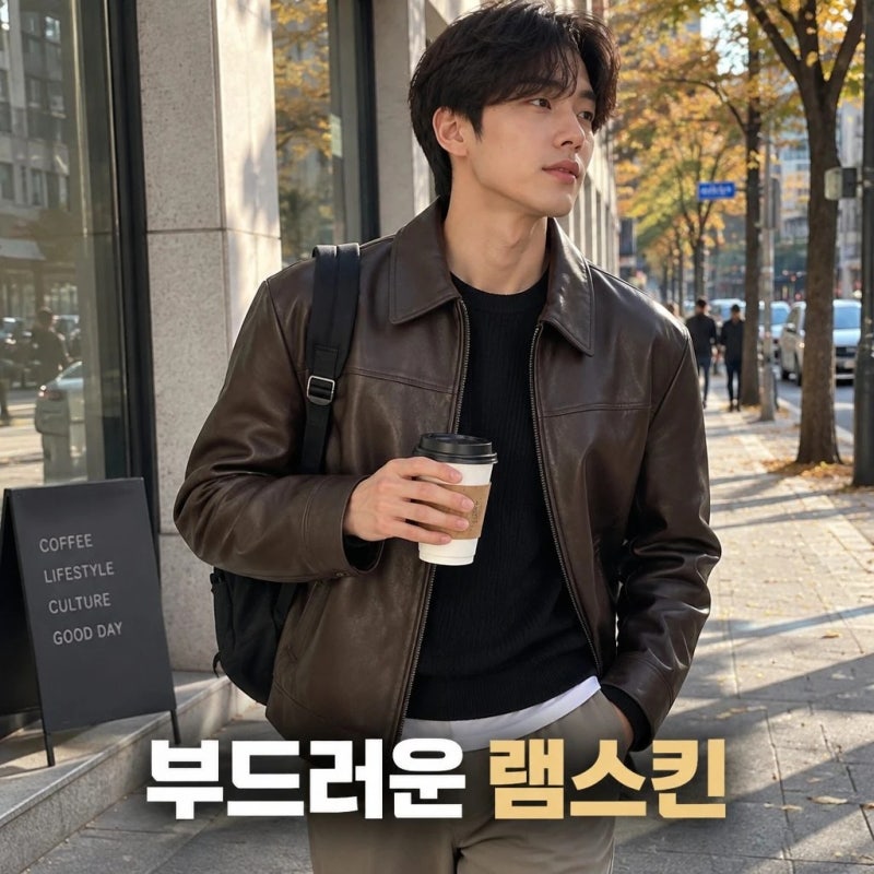 셀렙샵에디션 26FW 유럽산 램스킨 자켓 남성 양가죽 재킷 추천