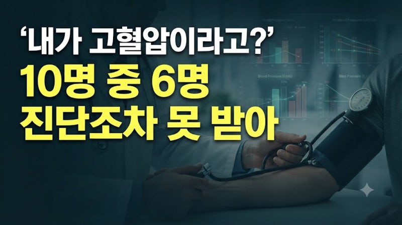 고혈압 증상 눈,귀 예방 10명 중 6명이 진단조차 받지 못하는 이유