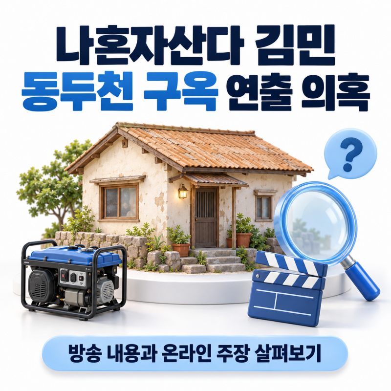 [나혼산] MBC 나혼자산다 김민 동두천 구옥 연출 의혹, 발전기·로드뷰 논란 정리(w/전현무 카....