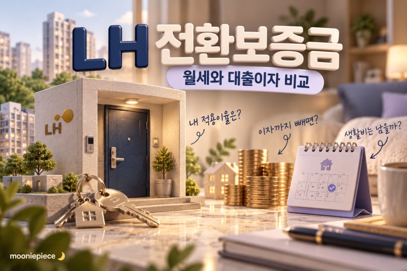 LH 임대주택 보증금, 더 넣는 게 이득일까｜월세 절감액과 대출이자 비교