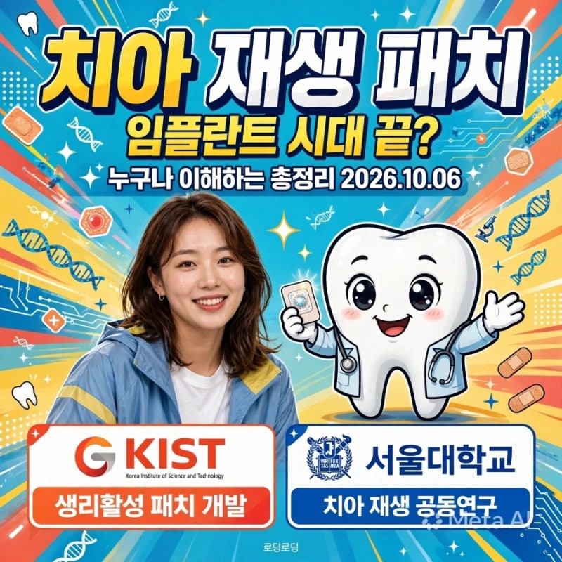 임플란트 말고 붙이는 치아재생? 누구나 이해하는 총정리 2026.10.06