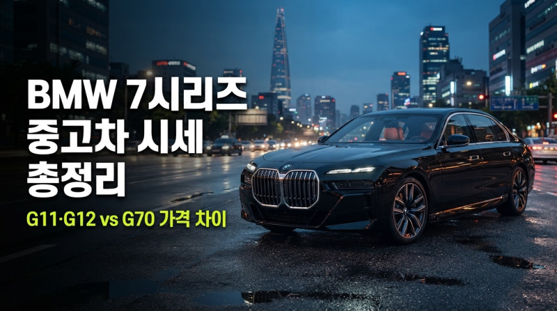 2,000만 원대 BMW 7시리즈? 중고로 사기 전에 꼭 알아야 할 점검 포인트 4가지