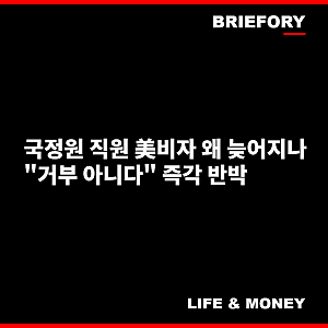 "국정원 직원 미국 비자 거부됐다?" 주미대사관 파견 지연 논란…국정원 "거부 아닌 절차상 ....