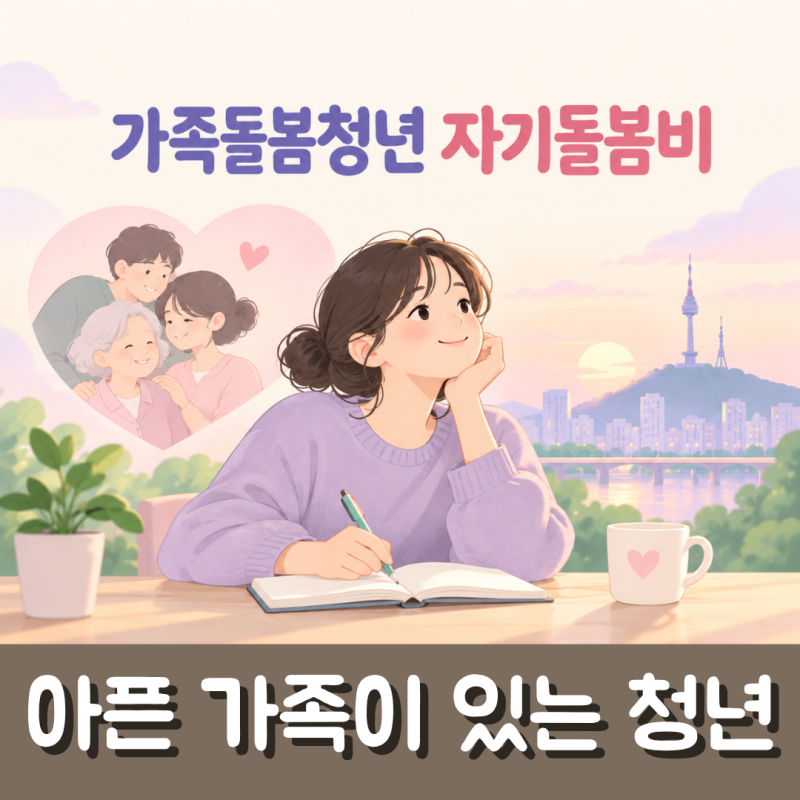 가족 챙기느라 ‘나’를 놓쳤다면? 가족돌봄청년 자기돌봄비 200만원 신청대상 총정리