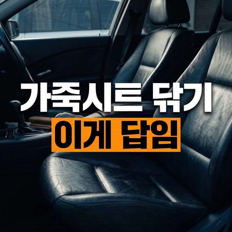 차량 가죽시트 클리닝 세척 닦는법 갈라짐 이염 관리 통풍시트 구멍 안 막히는 꿀팁