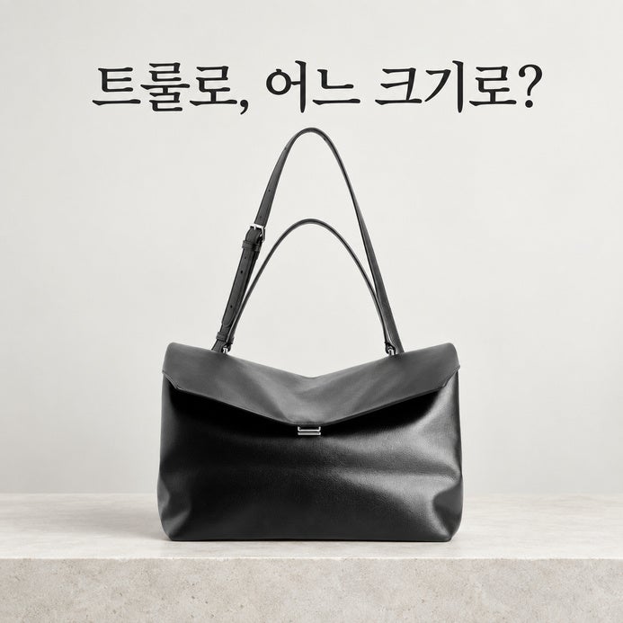 COS 트룰로 백 크로스바디·플랩·오버사이즈, 크기와 가격 차이
