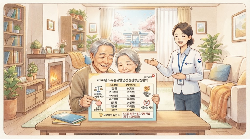 '본인부담상한제' 총정리! 병원비 걱정 덜어드려요