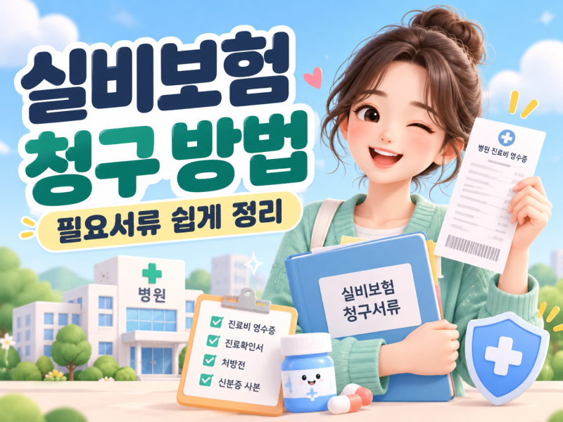 실비보험 청구 방법·필요서류｜통원·입원·약제비까지 한 번에 정리
