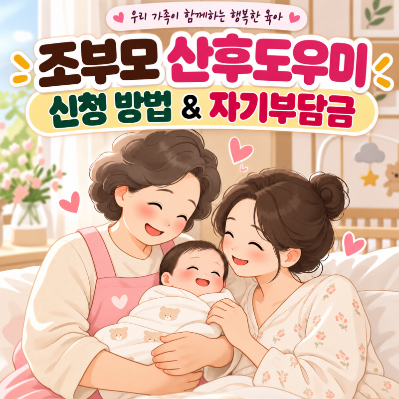 [조부모 산후도우미] 친정엄마가 직접 수료하고 딸이 신청한 조부모 산후도우미 신청 방법 & ....