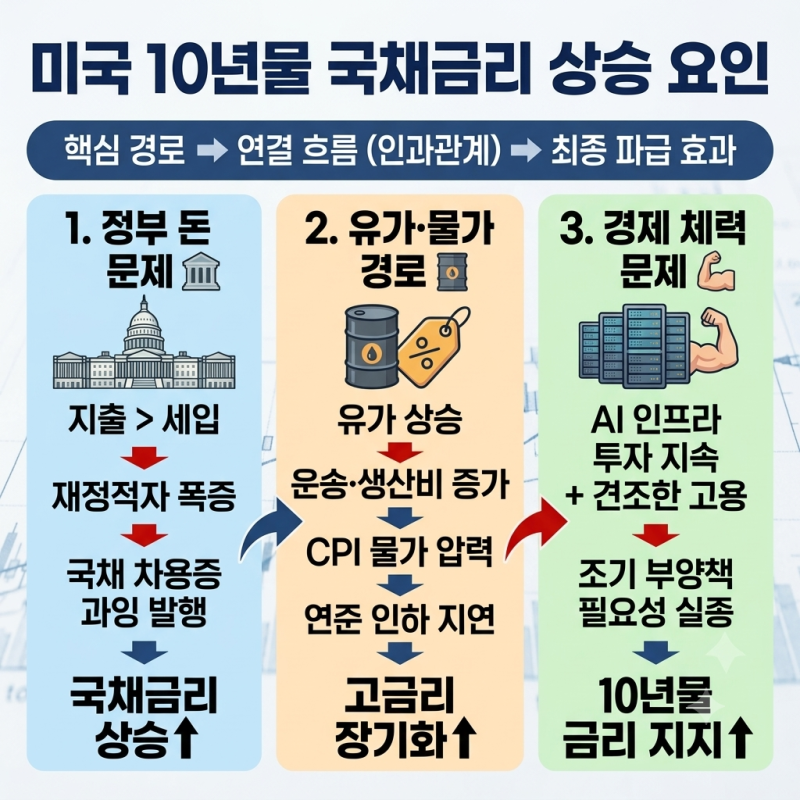 미국국채…도대체 왜 오를까..?(+ 금리·유가·물가 쉽게 정리)