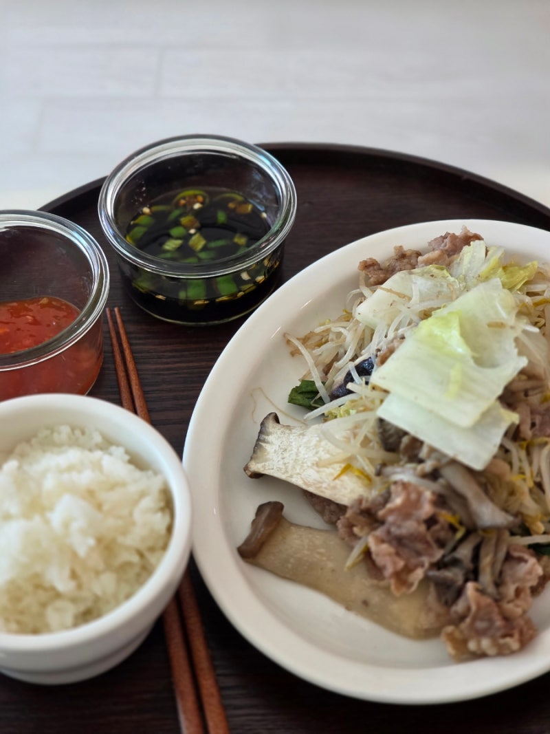 계란찜기로 계란만 찌지 마세요.. 15분이면 끝나는 1인 샤브샤브 야채찜