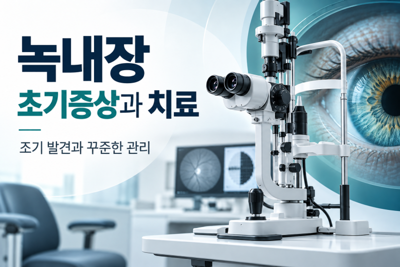녹내장 초기증상과 치료, 백내장 차이부터 수술비용까지