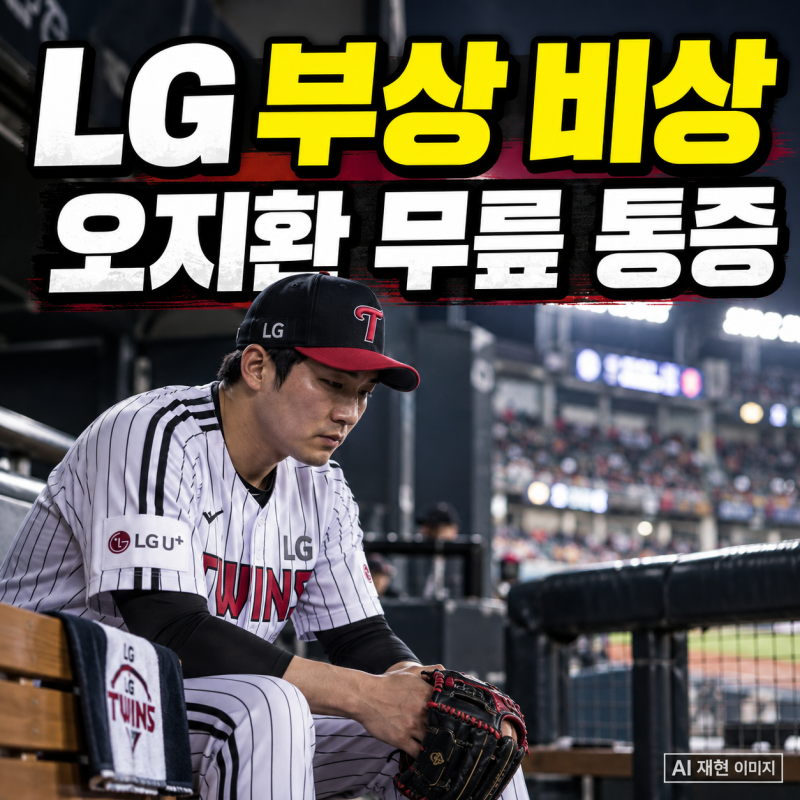 가을야구 코앞인데 부축받고 나갔다…LG 오지환, 무릎 통증에 커진 걱정