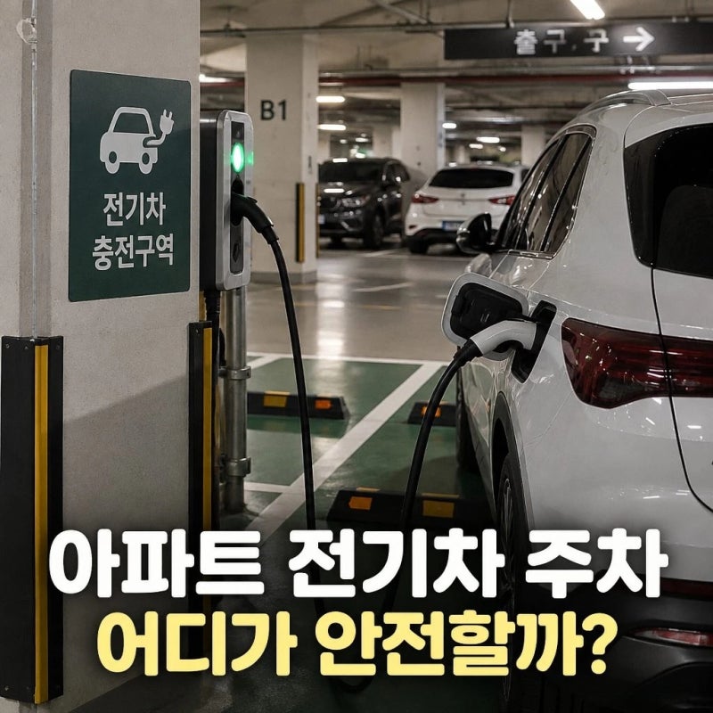 아파트 전기차 주차 어디에 해야 할까?｜지하주차장 충전구역·화재 안전기준 확인