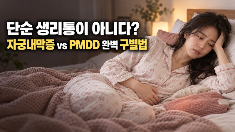 [여성 건강] 단순 생리통일까? 매달 찾아오는 지옥, 자궁내막증 통증 vs PMDD(생리전불쾌장애) ....