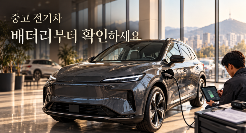 중고 전기차 가격은 좋은데, 배터리·보증·충전계통은 꼭 확인해야 합니다