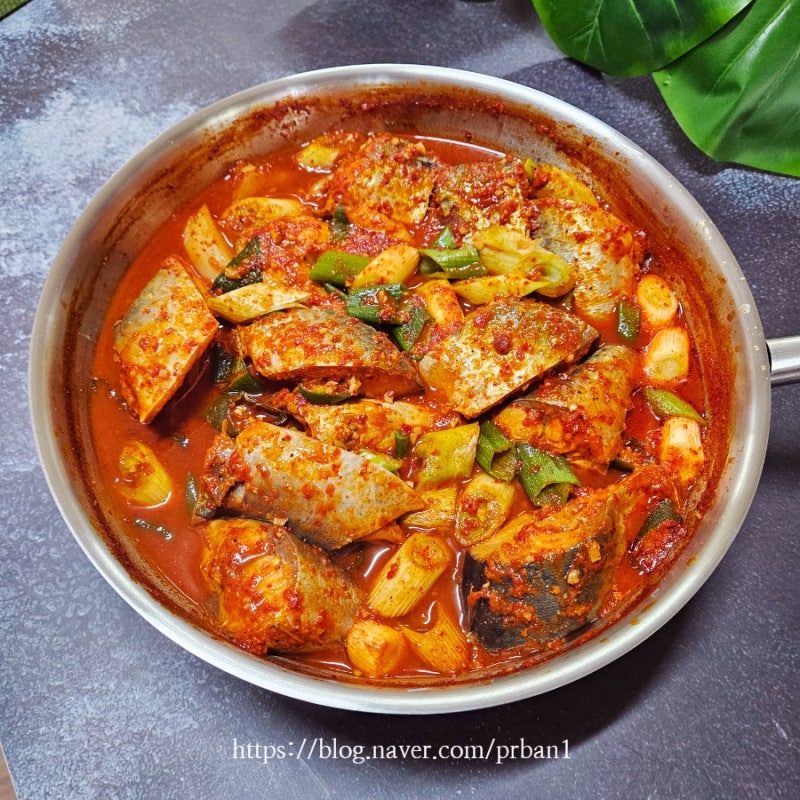 고등어조림 레시피 무까지 맛있는 생선조림 양념장 만들기