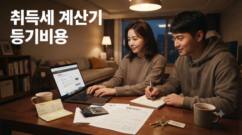 부동산 취득세 계산기와 등기비용, 9억 아파트는 약 3,350만원