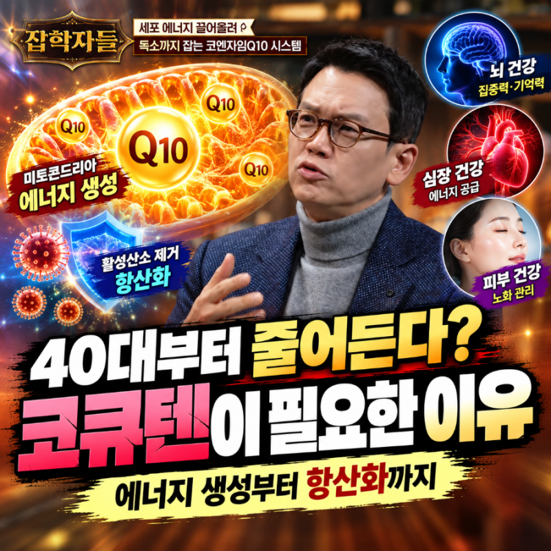 “자도 자도 피곤하다면?” 이 주목한 40대부터 줄어드는 코큐텐의 정체
