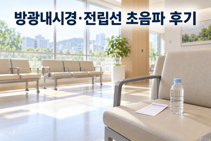 방광내시경 후기, 전립선 초음파까지 고대 안암병원 대기 시간과 검사 후 소변
