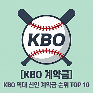 KBO 역대 신인 드래프트 계약금 순위 알아보기 TOP10(+하현승 16억!)