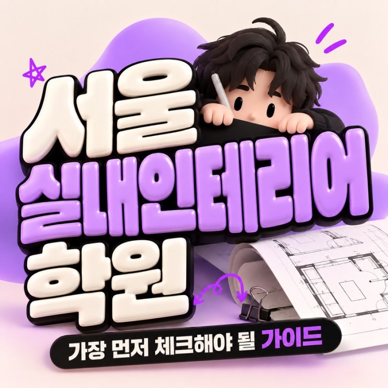 서울실내인테리어학원 가장 먼저 체크해야 될 가이드