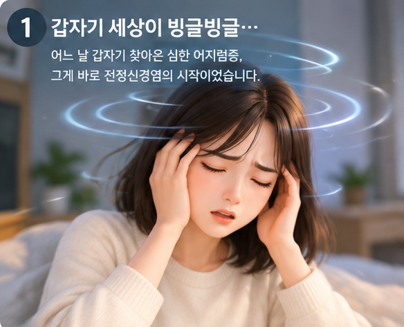 내가 겪었던 전정신경염 이야기 어지러움 증상