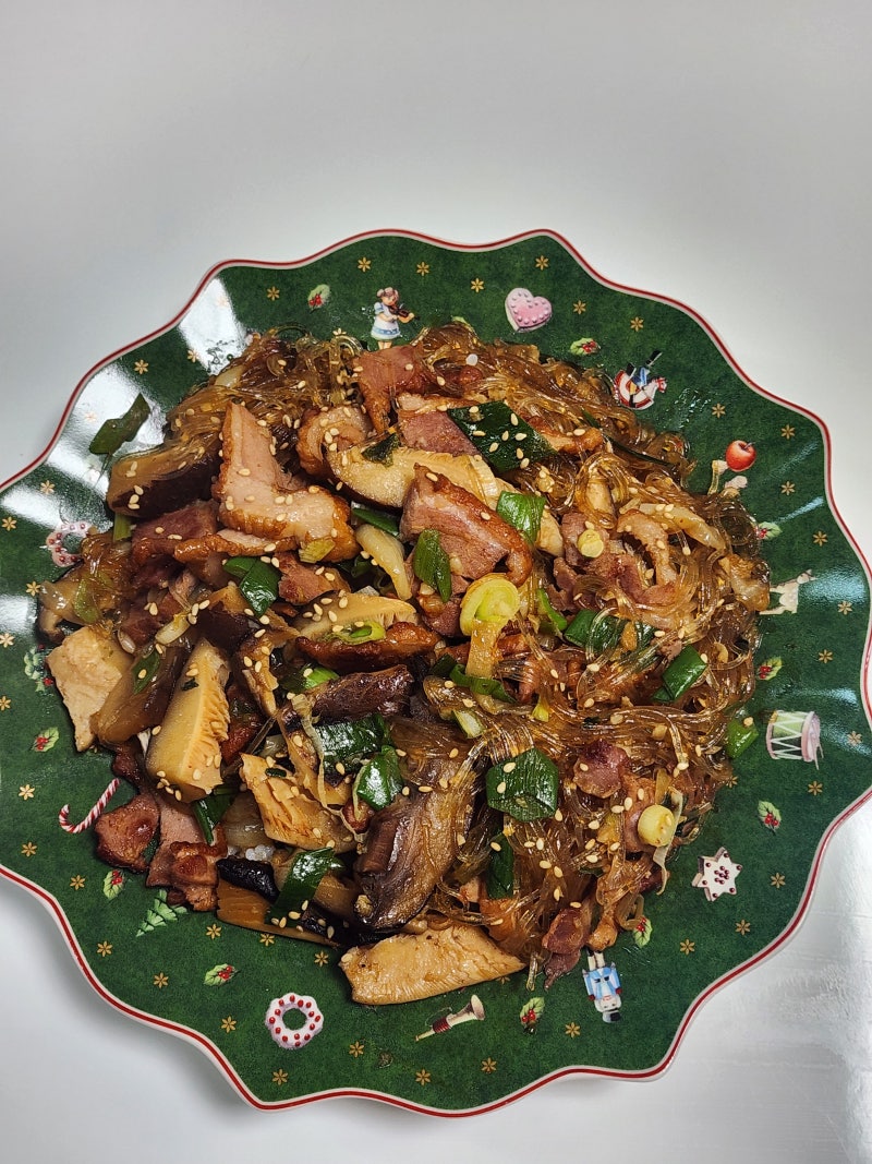 [Recipe.log #006] 규현 다이어트 컵누들 잡채밥 만들기 | 2024.04.07 집밥 기록