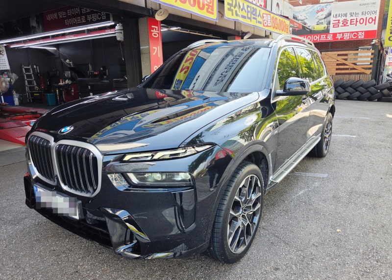 인천 BMW X7 타이어 교체 콘티넨탈 DWS06+ 275 40 22 , 315 35 22