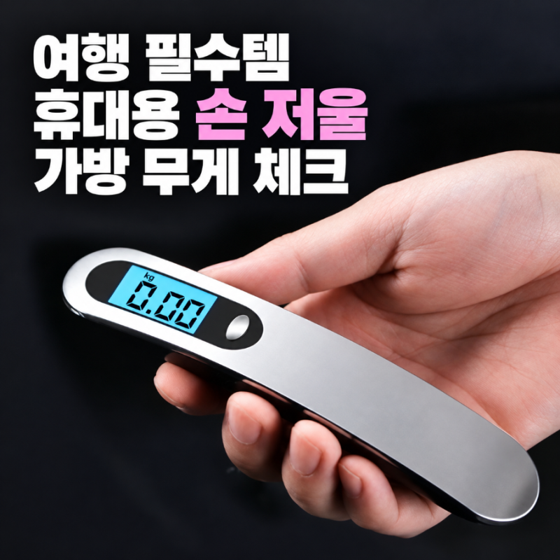 저렴한 여행용 휴대용 손 저울 캐리어 가방 수화물 무게측정