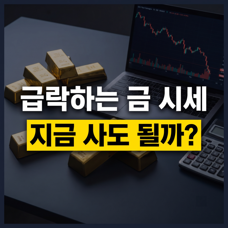 한 돈 100만 원 넘보던 금값의 급락, 금 가격 하락 원인과 향후 전망