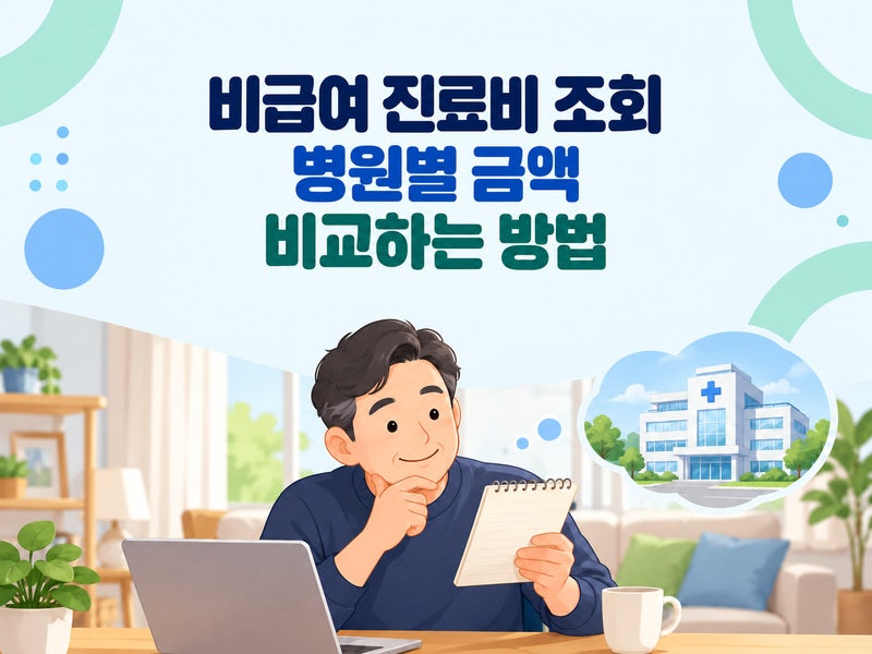 비급여 진료비 조회｜병원별 금액 비교하는 방법