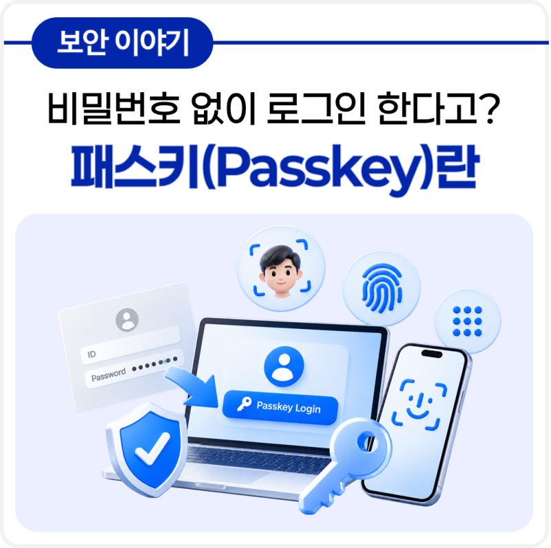 비밀번호 없이 로그인 한다고? '패스키(Passkey)'란 무엇일까