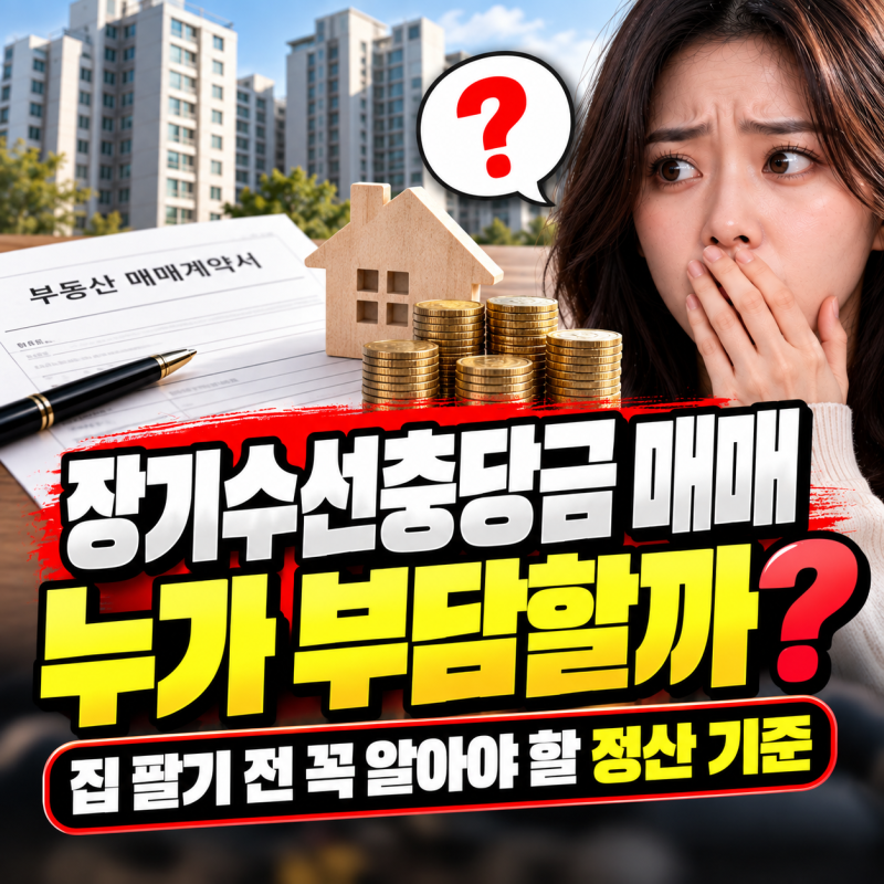 장기수선충당금 매매할 때 누가 부담할까? 집 팔기 전 꼭 알아야 할 정산 기준
