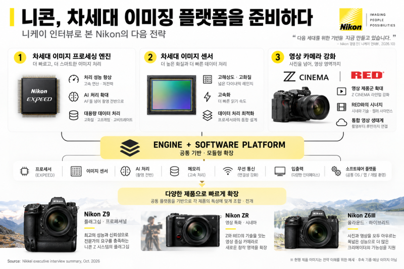 니콘의 다음 세대 카메라는 어떻게 될까? 최근 니콘 임원 인터뷰를 바탕으로 보는 전략 예상 ....