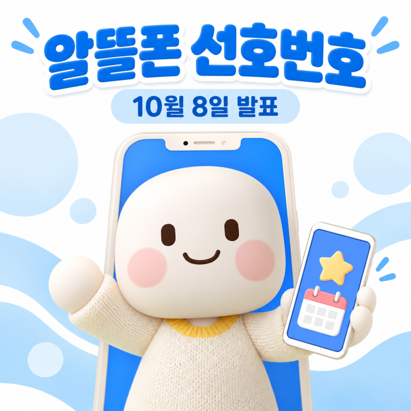 10월 8일 선호번호 발표, 알뜰폰 이용자가 확인할 변경 경로