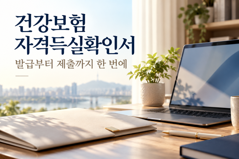 건강보험 자격득실확인서 발급 방법, 필요한 가입 내역과 제출 방식 확인하기