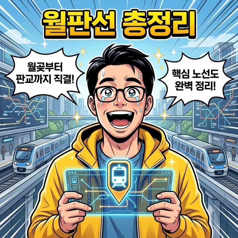 월판선 노선도 및 개통 일정 총정리｜월곶~판교 노선·역·환승역 한눈에