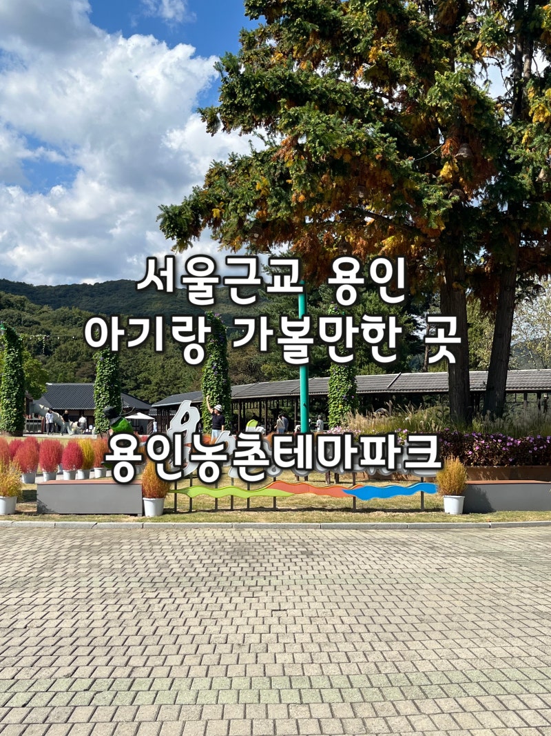 [용인] 서울 근교 아기랑 방문하기 좋은 가볼만한 곳 용인농촌테마파크