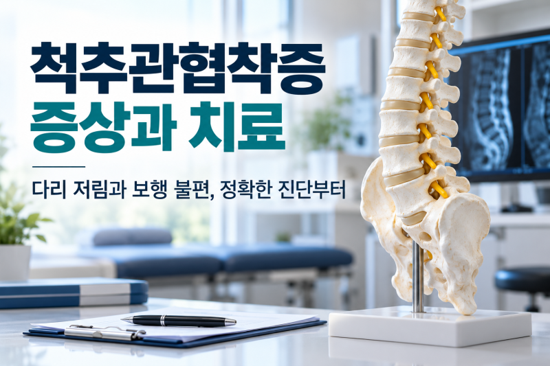 척추관협착증 증상과 치료 방법, 허리디스크 차이와 운동까지